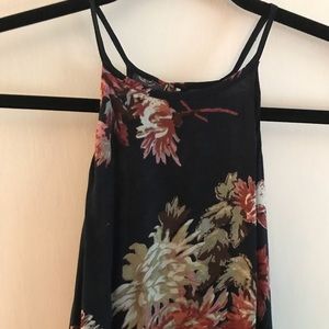 Blue Floral High-low dress